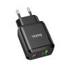 СЗУ HOCO N5 USB-A + USB-С, 3A, PD20W + QC3.0, чёрное